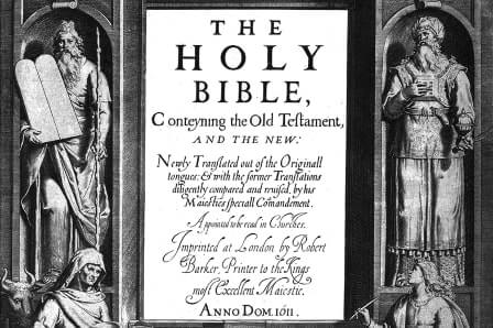 1611 first edition of the Authorized Version of the Bible by Cornelis Boel